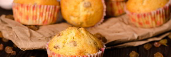 кексы с изюмом