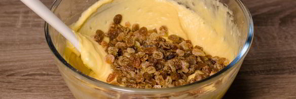 кексы с изюмом