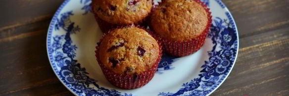 кексы с ягодами