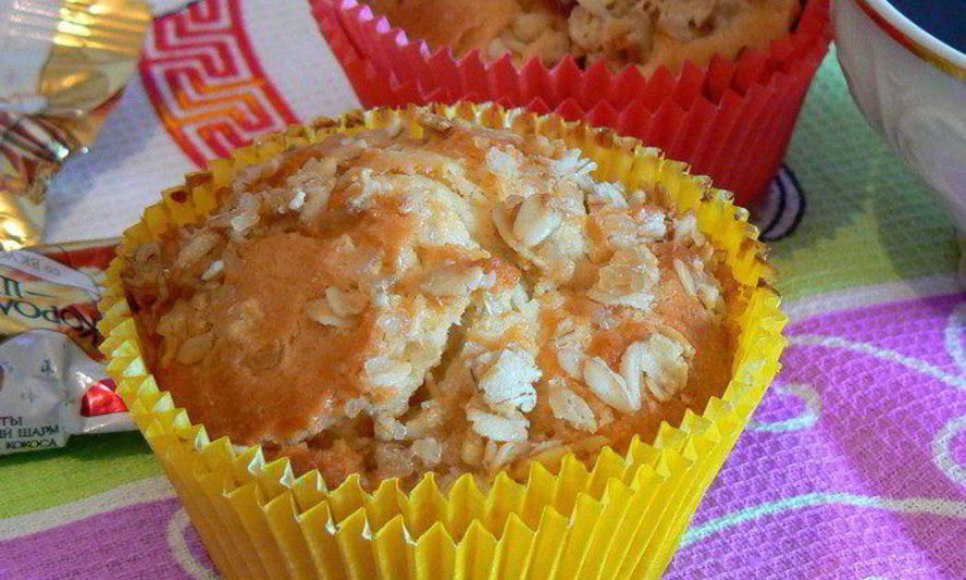 Рецепт кексов со сливой и штрейзелем