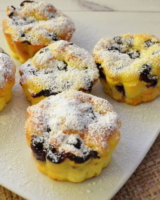 Кексы со смородиной