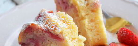 клубничный кекс с белым шоколадом