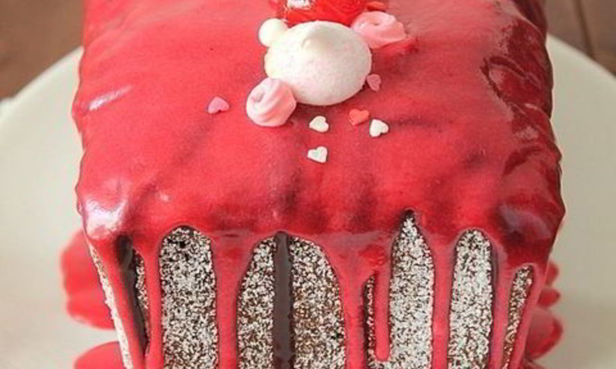 Рецепт кокосового кекса с бананами и вишней