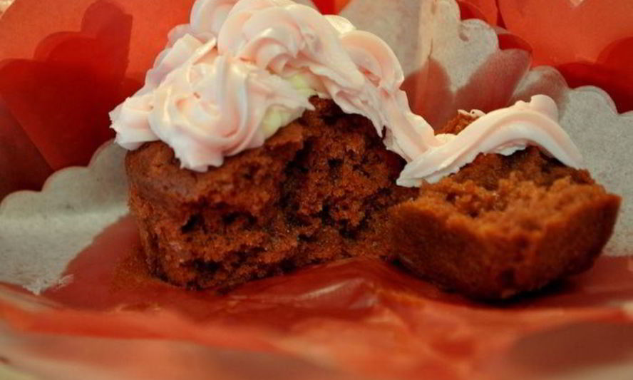 Рецепт красных бархатных капкейков