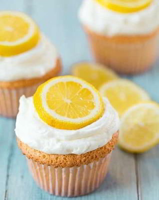 Лимонные капкейки