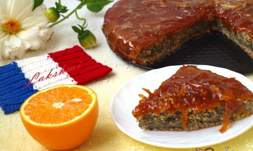 Рецепт макова-апельсинового кекс