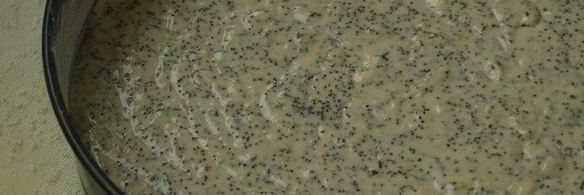 маково-апельсиновый кекс