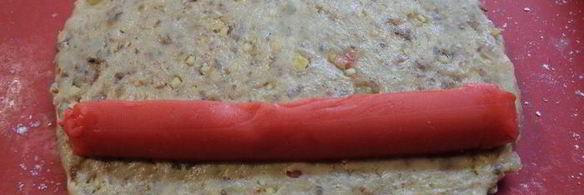 мини-штоллены с марципаном