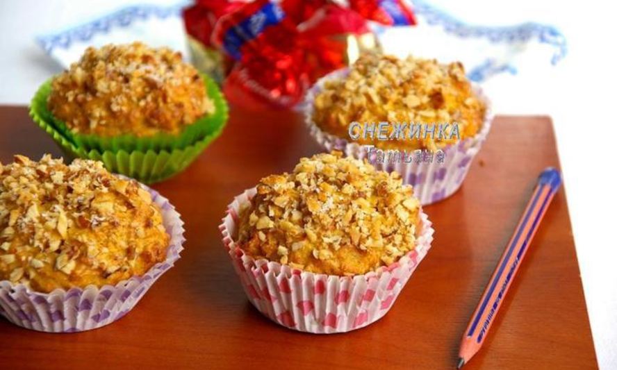 Рецепт морковна-овсяных кексы с медом