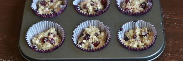 овсяные кексы с клюквой