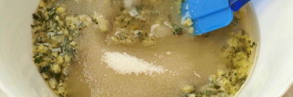 постные мятные кексы с лимоном