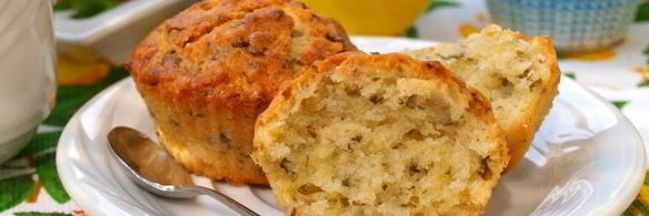 постные мятные кексы с лимоном