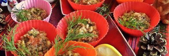 рыбные закусочные кексы