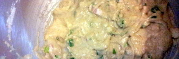 ржаные кексы с беконом, сыром и зеленым луком halloween