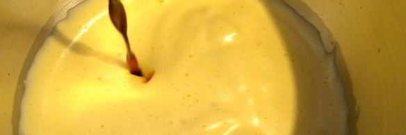 шоколадно-банановый кекс с кофе