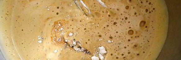 шоколадно-банановый кекс с кофе