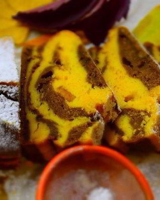 Шоколадно-тыквенный кекс