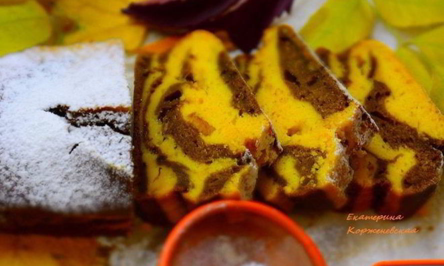 Рецепт шоколадна-тыквенного кекс