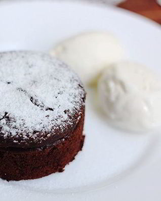 Шоколадный фондан