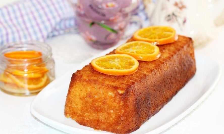 Рецепт сливочного кекса с кандированными апельсинами