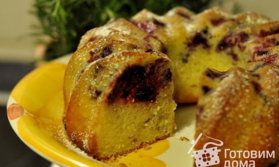 Рецепт сочного ягодного кекса