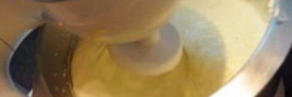 творожный лимонно-банановый кекс