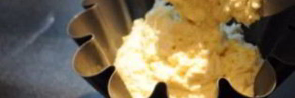 творожный лимонно-банановый кекс