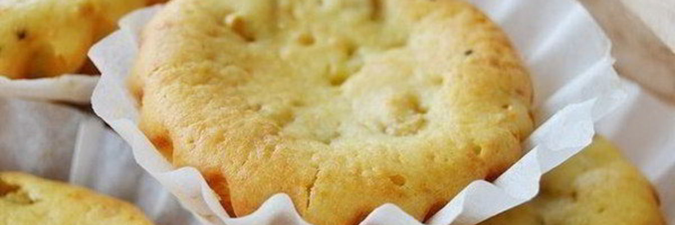 Творожные кексы с киви и бананом