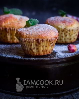 Творожные кексы в силиконовых формочках