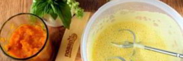 тыквенные кексы с лимонным кремом