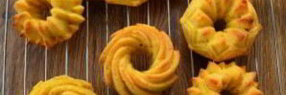 тыквенные кексы с лимонным кремом