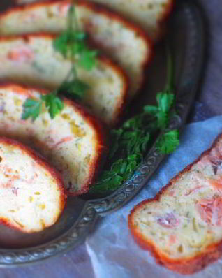 Закусочный кекс с сeмгой