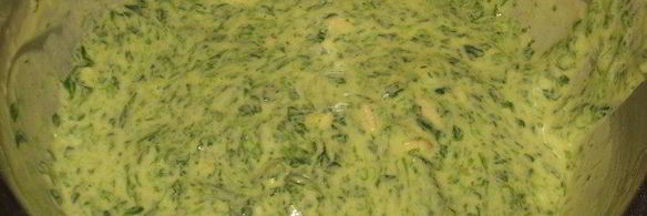 закусочный кекс со шпинатом и кедровыми орешками