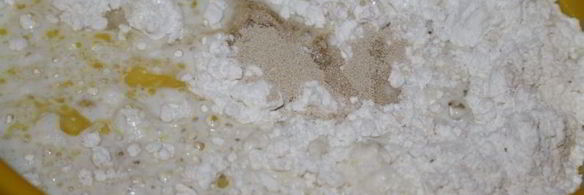 домашний хлеб на мягком твороге