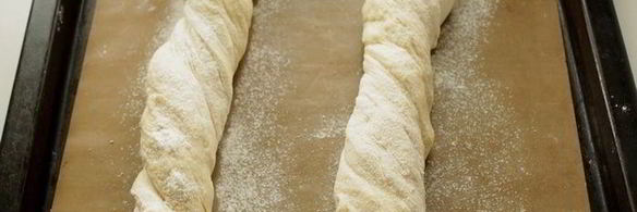 французский крученый багет