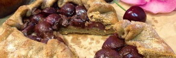 галеты с черешней и горьким шоколадом