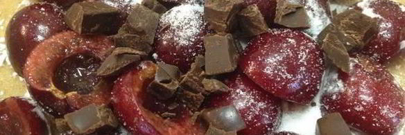 галеты с черешней и горьким шоколадом