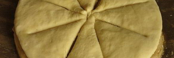 хлеб-венок три теста