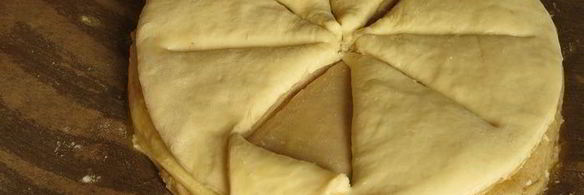 хлеб-венок три теста