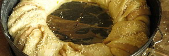 хлеб-венок три теста