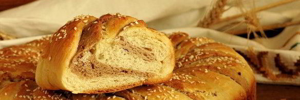 хлеб-венок три теста