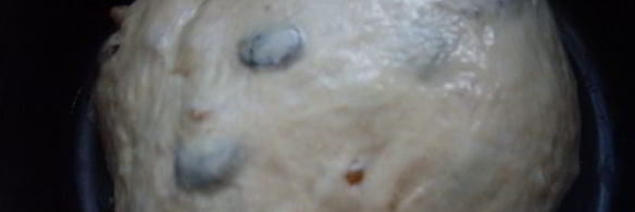 хлебушек с изюмом, орехами и корицей