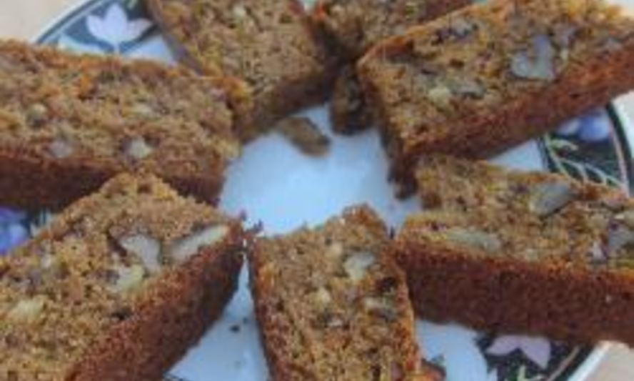 Рецепт морковного хлеба с орехами