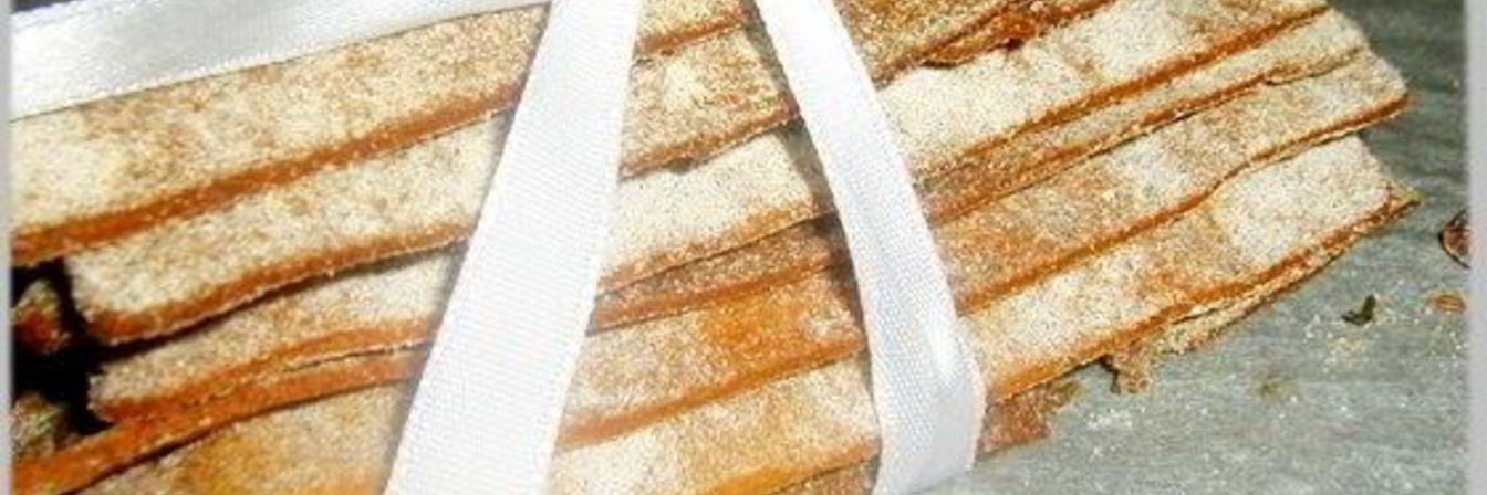 Постные ржаные хлебцы с тмином