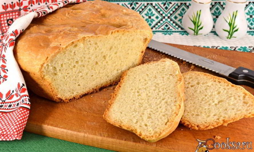 Рецепт простого домашнего белого хлеба