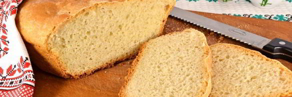 простой домашний белый хлеб