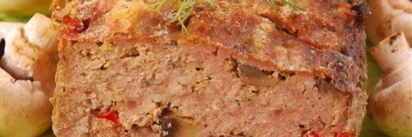 Простой мясной хлеб