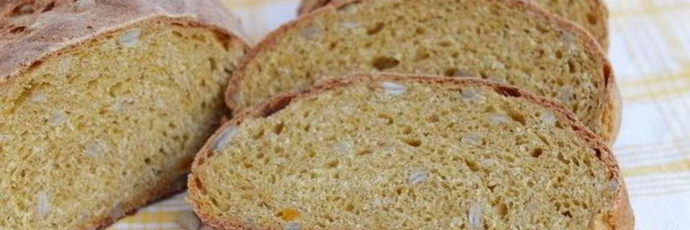 Пшенично-ржаной хлеб с тыквой