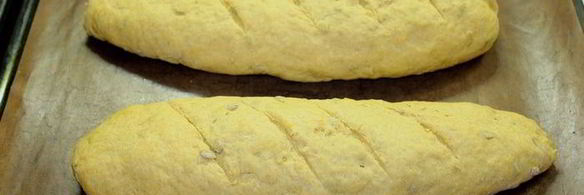 пшенично-ржаной хлеб с тыквой