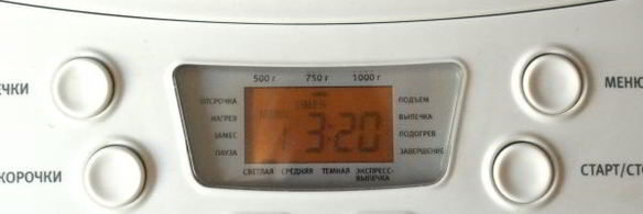 пшеничный хлеб в хлебопечке